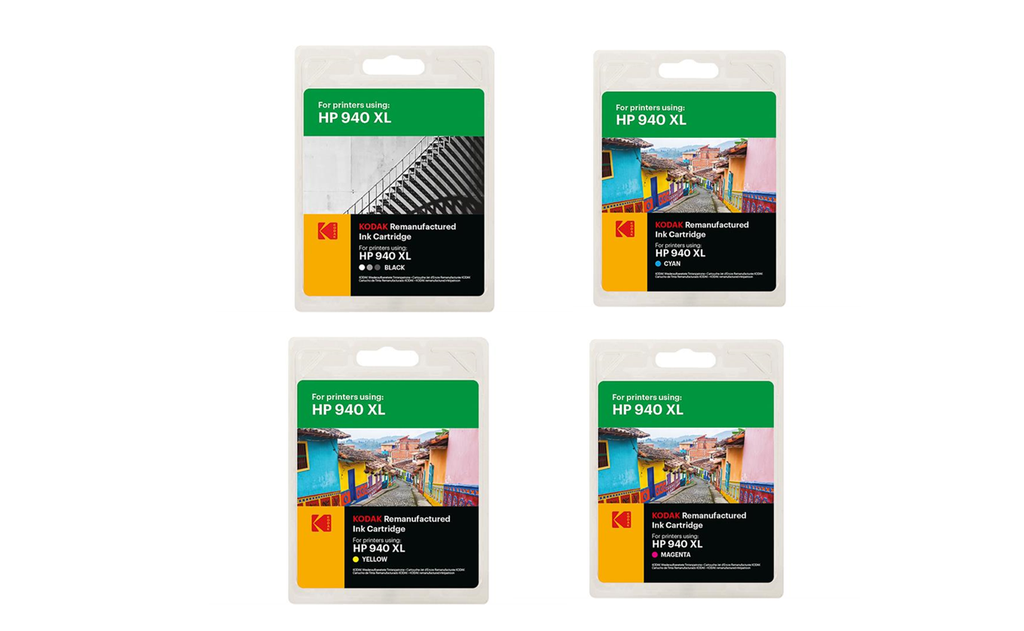 Kodak 940XL - C4909AE (Yellow) - Ink Jet Cartridge for HP Office Jet Pro (8000/8500).