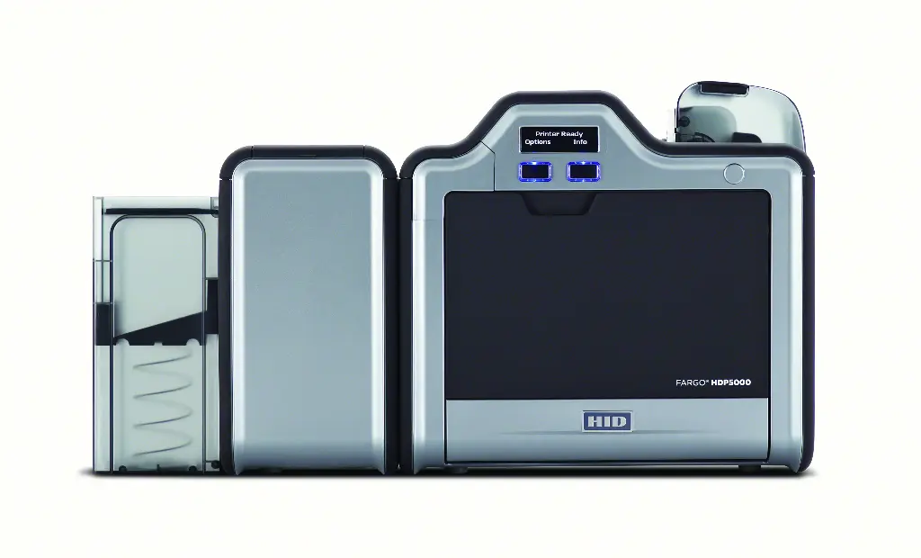 HID FARGO HDP5000 | Dual-Side | Magnetic Encoder | iCLASS, MIFARE/DESFire Contact & Contactless Encoder OMNIKEY 5122D