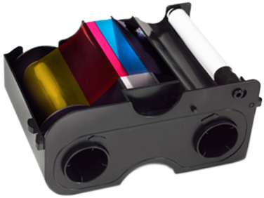 HID FARGO (YMCKO) | Full-Color Ribbon | 350-Images | Half-Panel