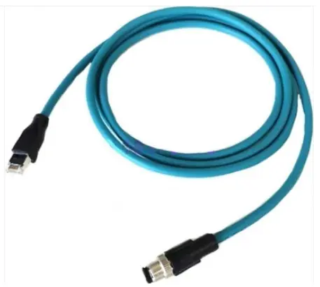 [HF8TCB-ETHER-005] Honeywell HF81X Ethernet Cable, M12 Connector, 5 meters