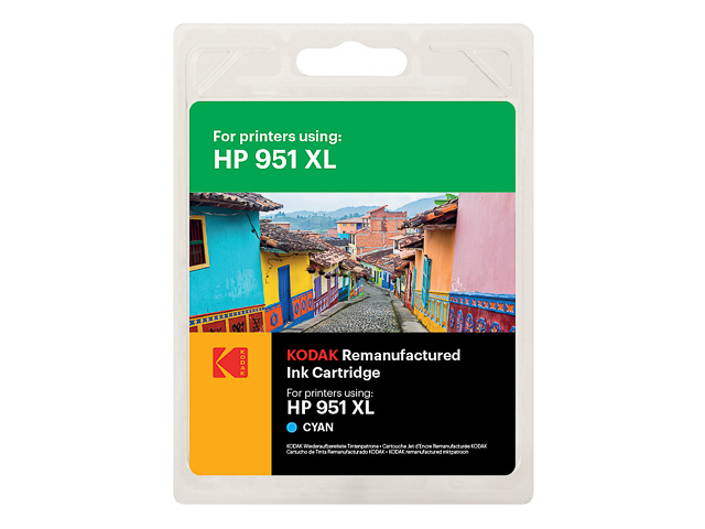 [Kodak CN046AE] Kodak 951XL (Cyan) for HP Office-Jet Pro-251dw / 276dw / 8610 / 8600 / 8620 / 8100 / 8630 / 8625 / 8615
